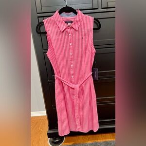 Tommy Hilfiger Striped Cotton Dress Size 4